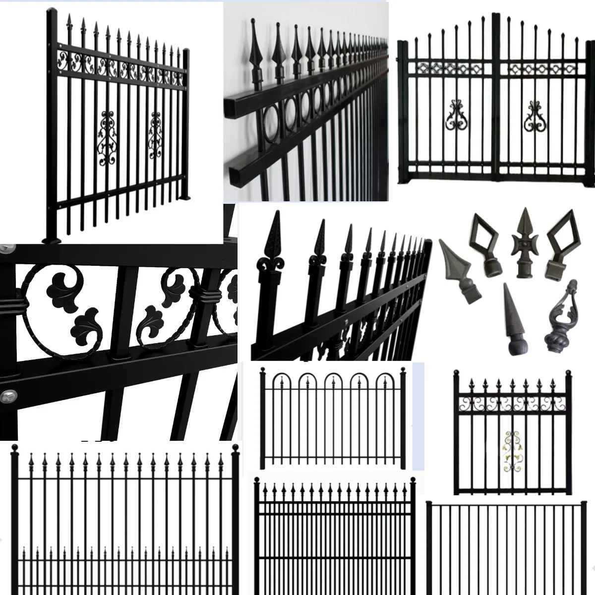 wrought fence patterns