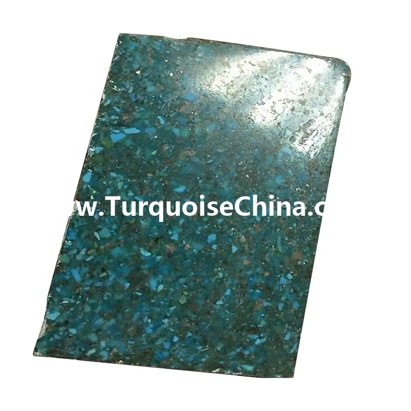 
 Turquoise Blocks Hot-sale and Wholesale Copper Natural Mineral Gemstones  Compressed Turquoise Rough Different Shape Can Order  