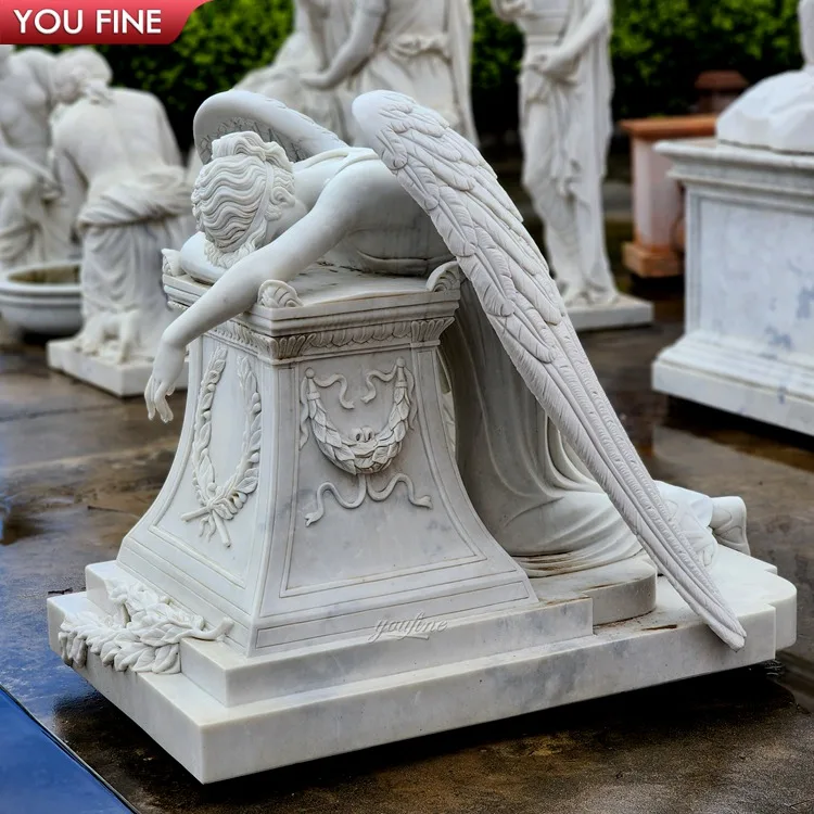 Hot Sale Stone Grave Marble Angel Headstones
