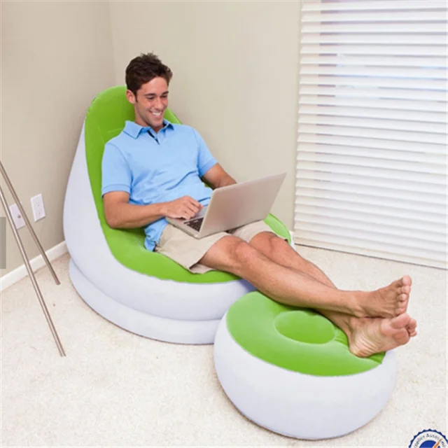 Новейший продукт, недорогой портативный удобный надувной стул для взрослых, кемпинга, спальни, пляжа