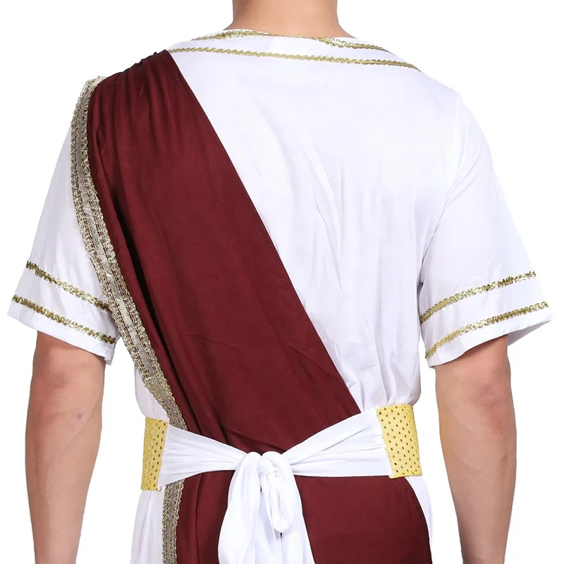 
Лидер продаж, нарядное платье для вечеринки на Хэллоуин, Римский греческий маскарадный костюм юльюса Цезаря для взрослых мужчин 