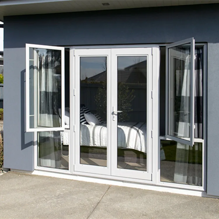 Входные безопасные двери лучшего дизайна, традиционные входные двери, белые алюминиевые раздвижные двери