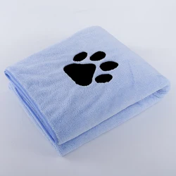 Банное полотенце из микрофибры для собак, банный халат, полотенце для чистки щенков