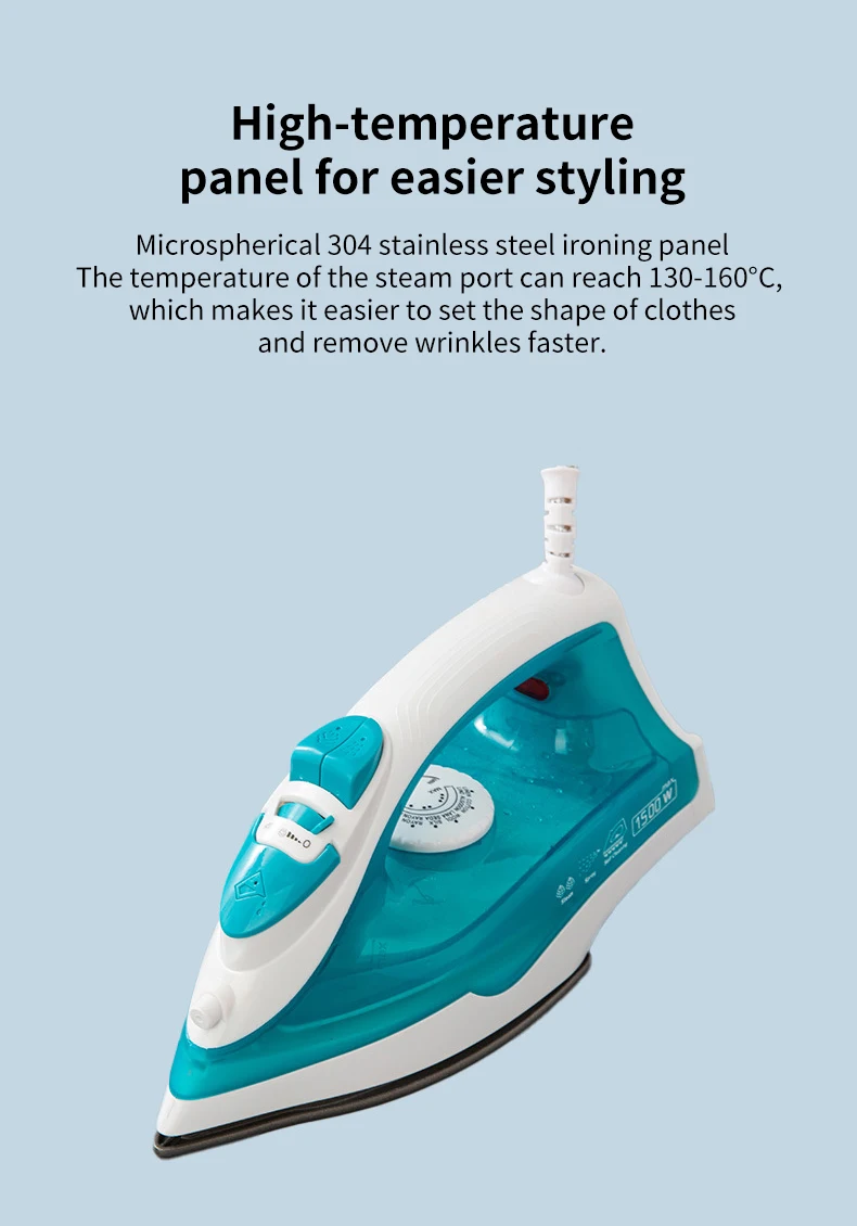 Convenient Triangle Design Powerful Steam Portable Light Handheld Comfort Electric Iron for Clothes