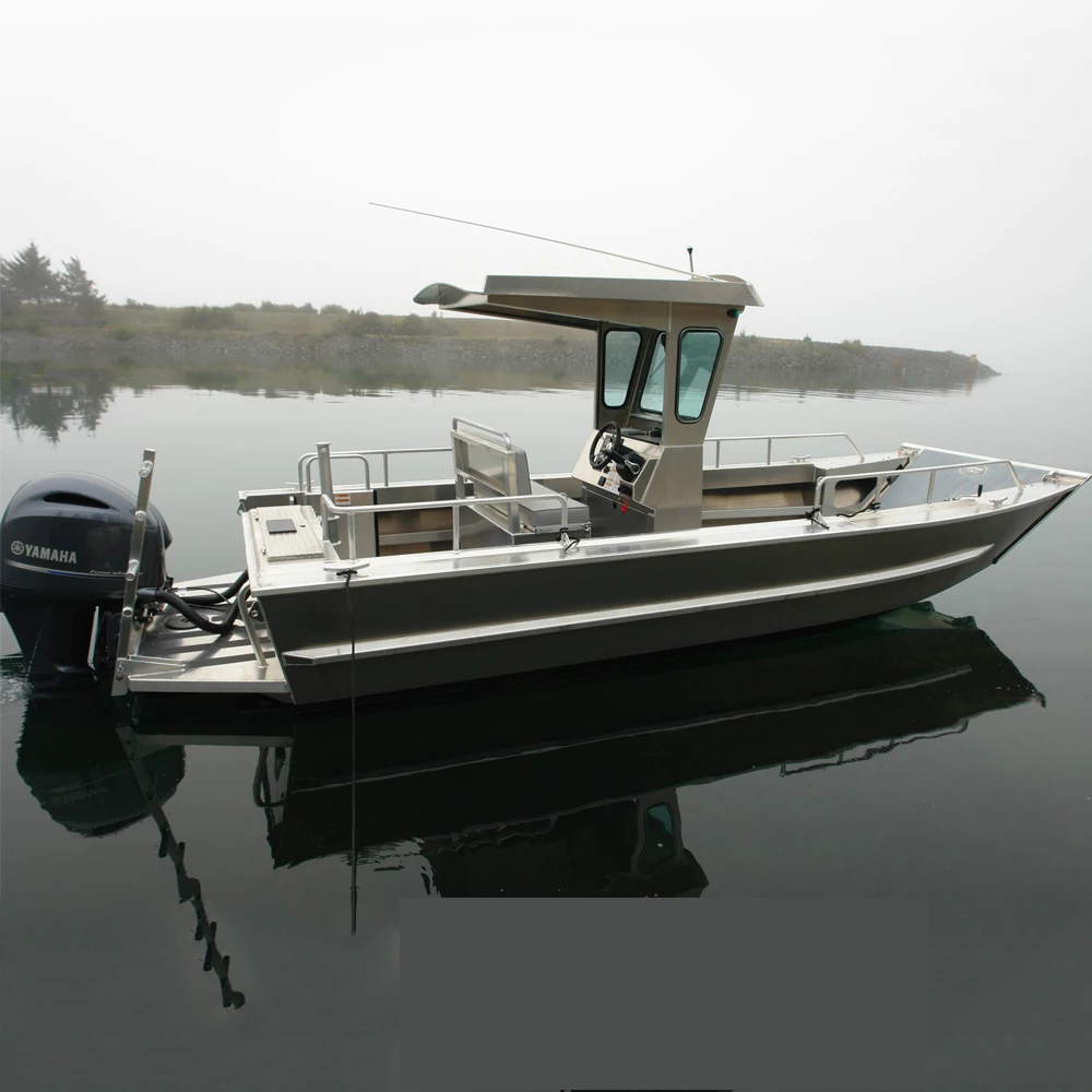Новый стиль 20-футовые сварные алюминиевые рыболовные лодки для посадки на продажу