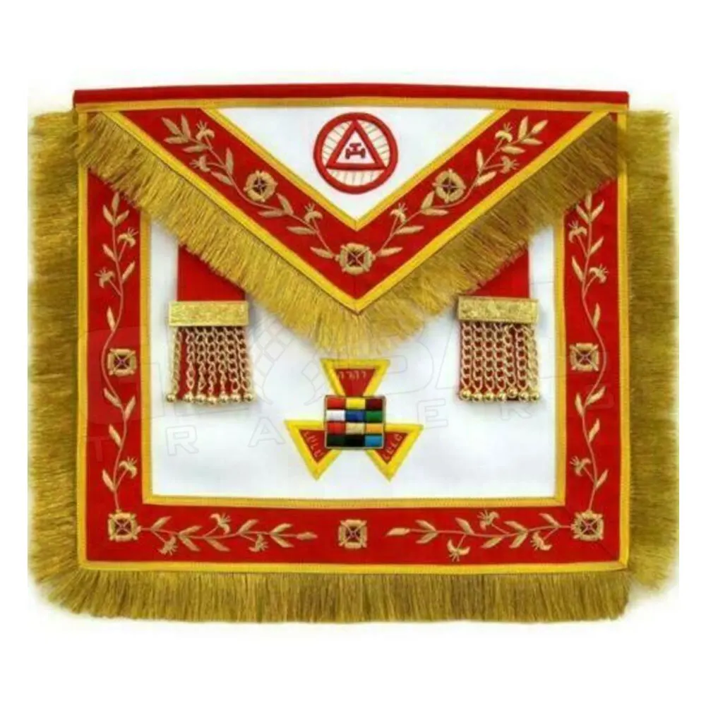 Бархатный фартук с вышивкой Masonic Regalia, фартуки для офицера масонской домики
