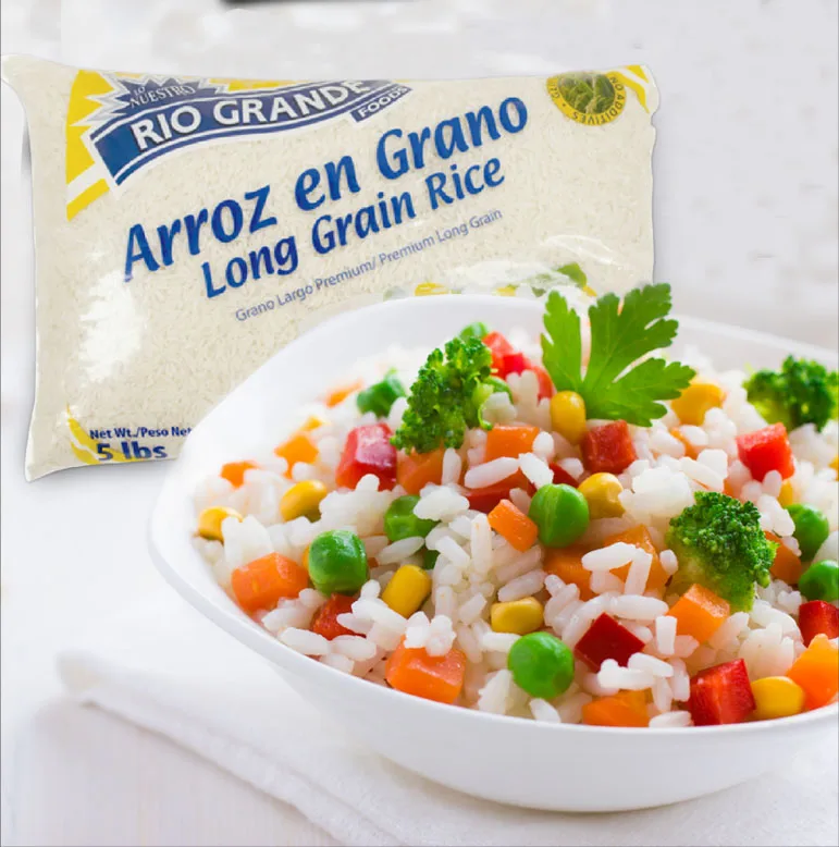 Rio Grande Foods Rice Blanco RG, белая паровареная Скоба для риса, кухня во всем мире, Латиноамериканский рецепт