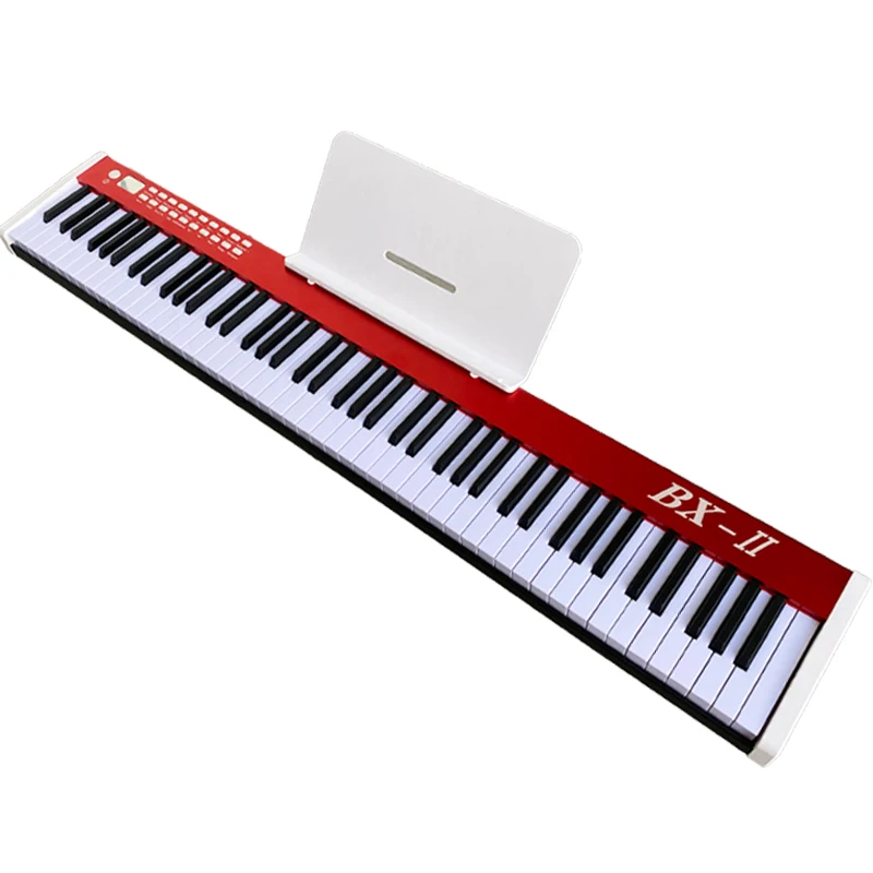 88-ключ начинающих цифровое пианино портативный смарт-браслет с Bluetooth электронные пианино клавиатура ультра-тонкая многофункциональное цифровое пианино
