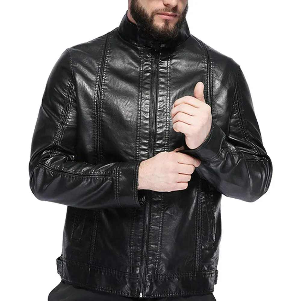 
 Оптовая продажа, мужская кожаная куртка, блейзер, Пальто 5XL  