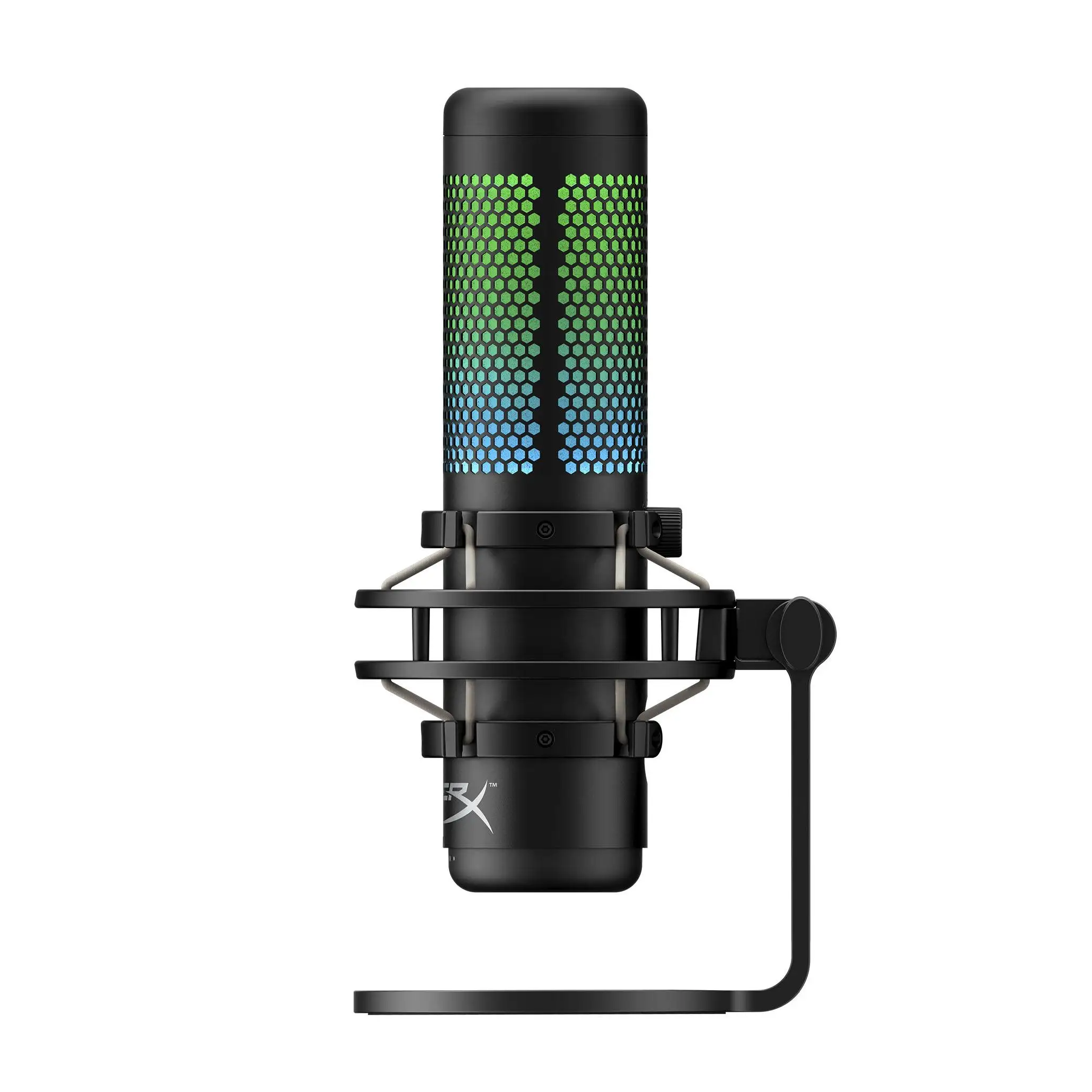Hyper X QuadCast S Профессиональный Электронный Спортивный микрофон компьютерный живой микрофон RGB микрофон устройство Голосовая игра