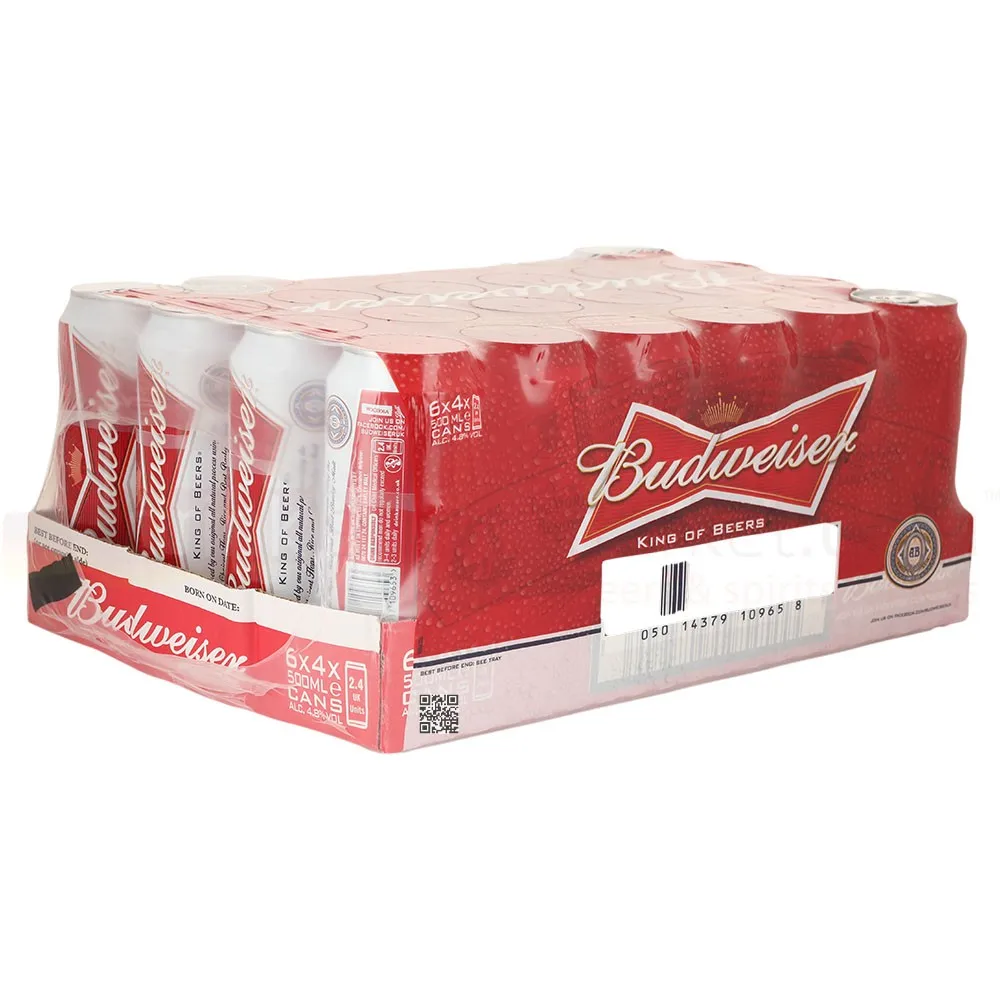 Пиво Budweiser премиум-класса, 250 мл