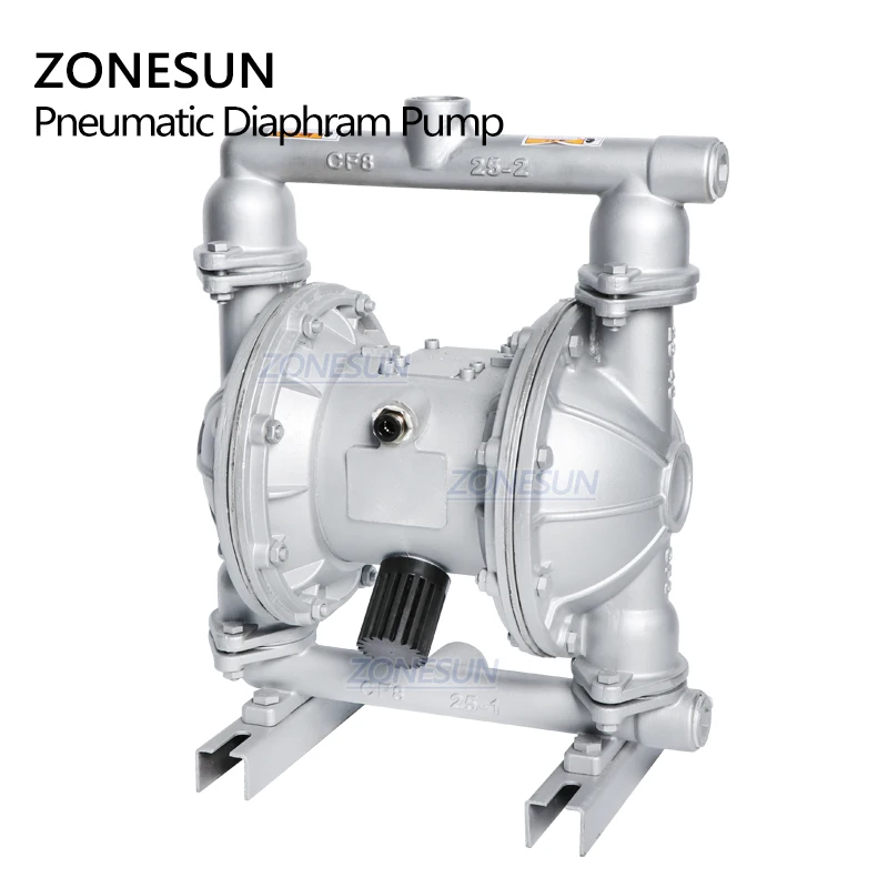 
ZONESUN ZS-QBY-K25 Китай, миниатюрные воздушные химические специальные инфузионные алюминиевые пневматические насосы, мембранный Водяной насос 