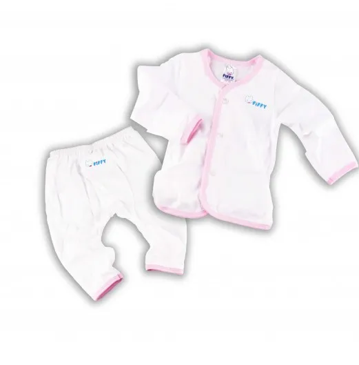 
* Комплект * FIFFY Baby Apparel Suit с длинным рукавом + длинные брюки Suit Baby Suit (розовая) 