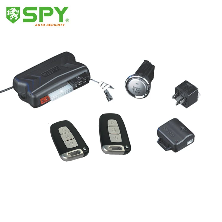 
 Универсальная автомобильная сигнализация spy, оптовая продажа, удаленный запуск двигателя, умный бесключевой доступ, Автомобильная сигнализация  