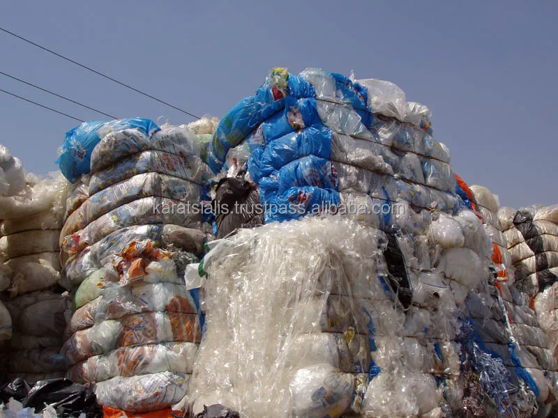 Биаксиально-ориентированной пластиковой пленки лома отходов