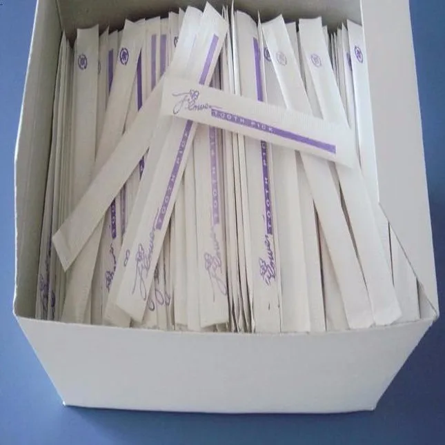 
Китайские зубочистки из бамбука с индивидуальным логотипом в отдельной упаковке, деревянные зубочистки с бумажной упаковкой 