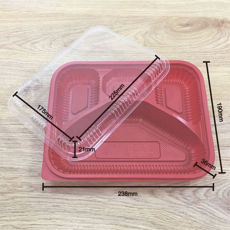 
Одноразовый пластиковый контейнер для пищевых продуктов, микроволновый лоток, Сделано в Тайване 