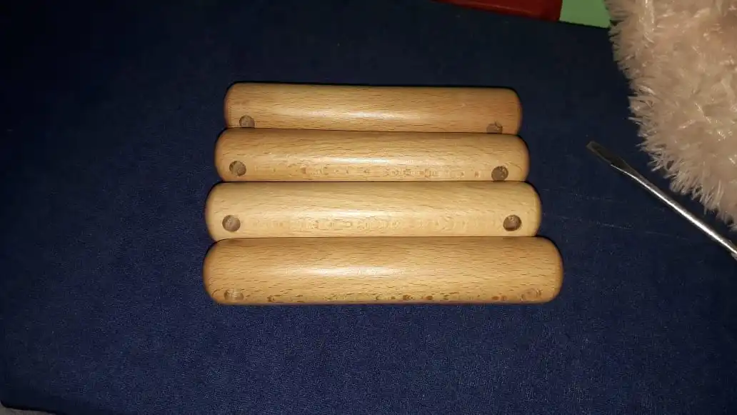 
 Деревянные ручки для сумок с бисером  