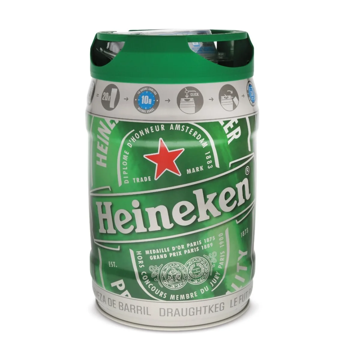 
 Высококачественная оригинальная пивная бочка Heineken 5 л  
