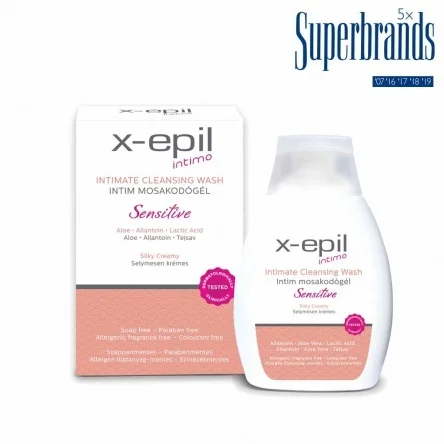 
X-Epil Intimo, чувствительное женское мыло 250 мл, баланс Ph, влагалищный уход, мыло, интимный гигиенический продукт 