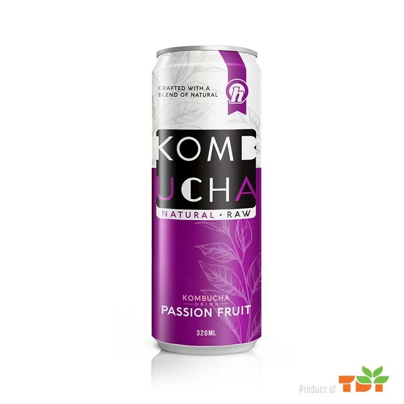 Напиток для чая OH KOMBUCHA с страстными фруктами, 320 мл, напиток Kombucha высокого качества