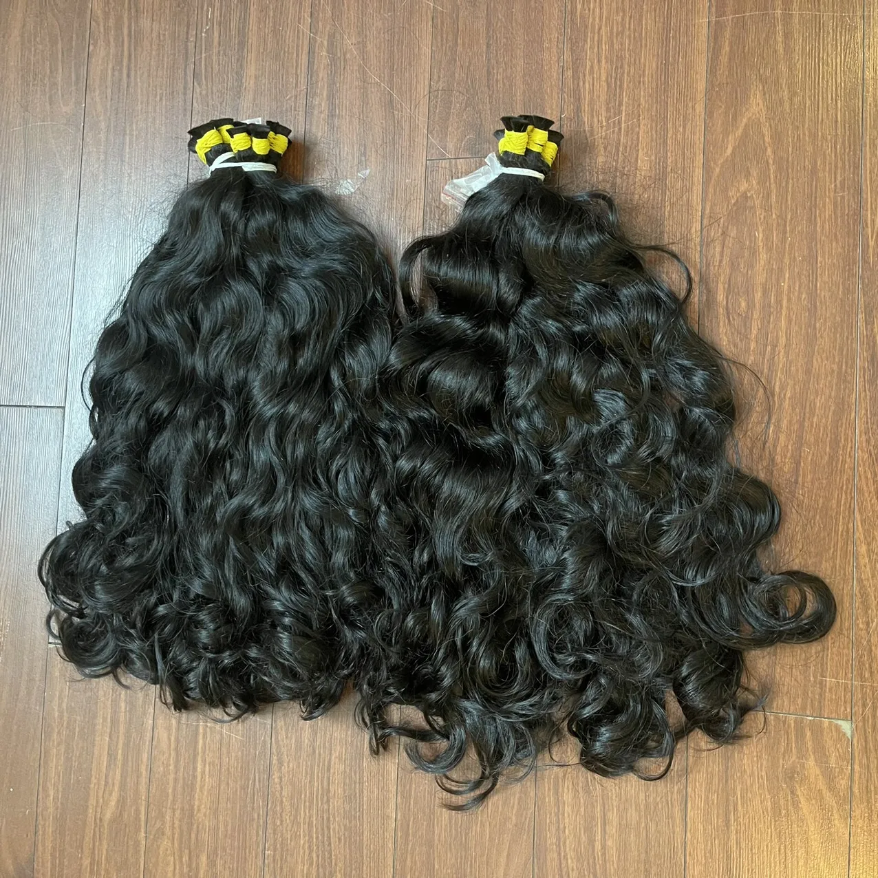The Best Quality Hair Extensions Steam Natural Wavy  Hair bulk Vietnamese 100% Human Hair With The Best Price List