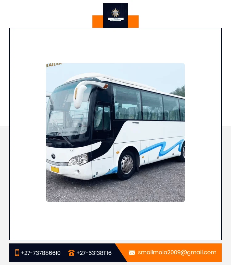 Used Second Hand Right Hand Steering 39 Seat Yutong Bus Price Fairy Used Bus