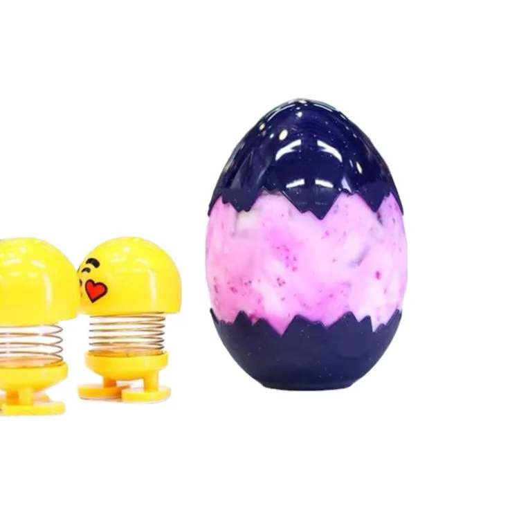 New Style 500ml 16 oz Egg shell shaped Boba Tea Jar Soft Drink Beverage Plastic Juice And Water Bottle with Cap