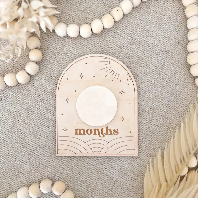 Reusable Wood Markers, Customizable countdown timer decor products