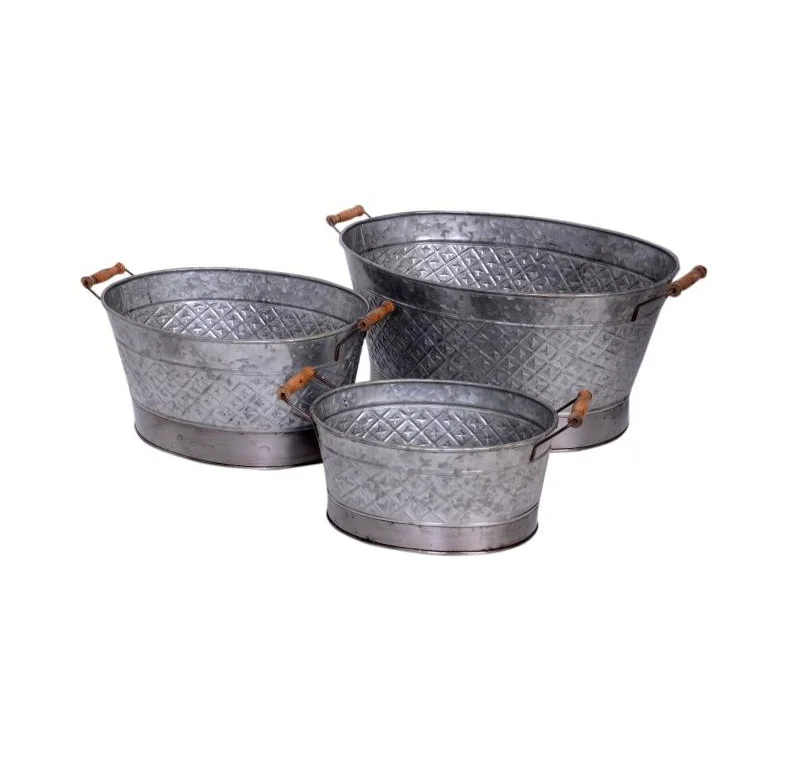 Outdoor Garden Decoration Iron Metal Planter Wholesale Metal Planters Vertical Garden With Galvanized Iron Planter Box