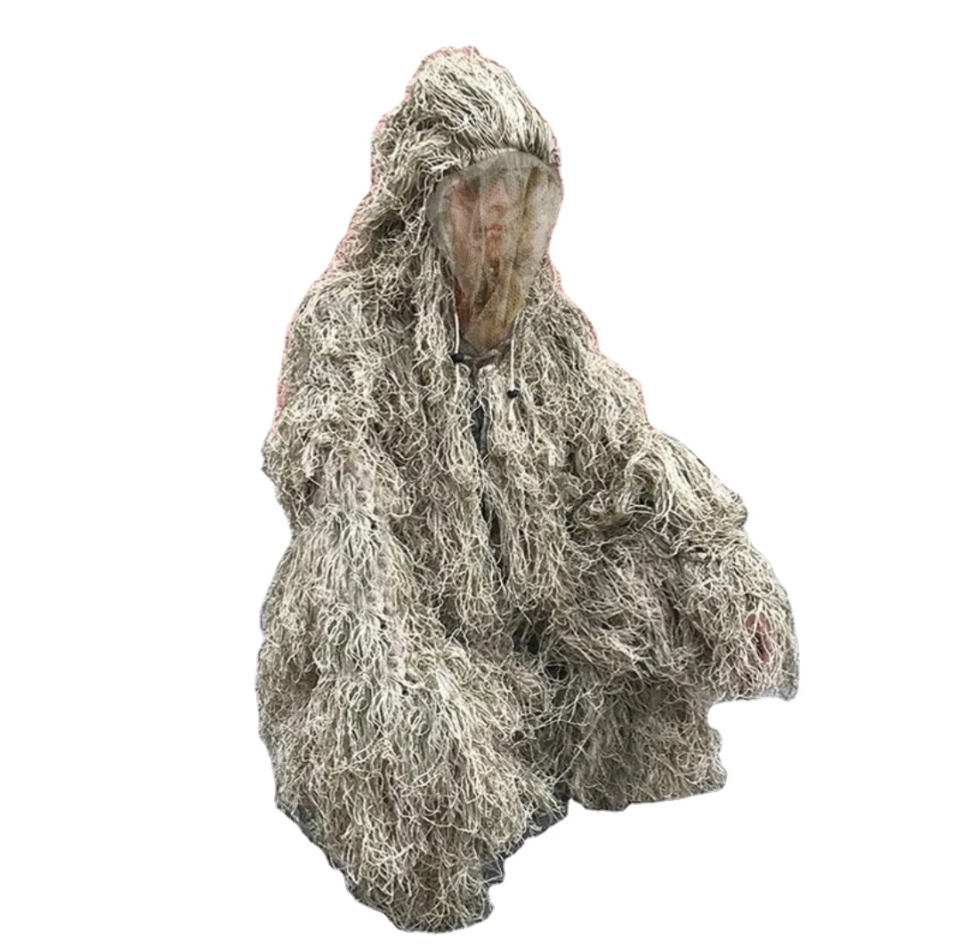 KANGO Ghillie Suits Lightweight Camo Clothing Woodland Tactical Gilly Gillies Apparel for Hunting Wildlife Camouflage Suit