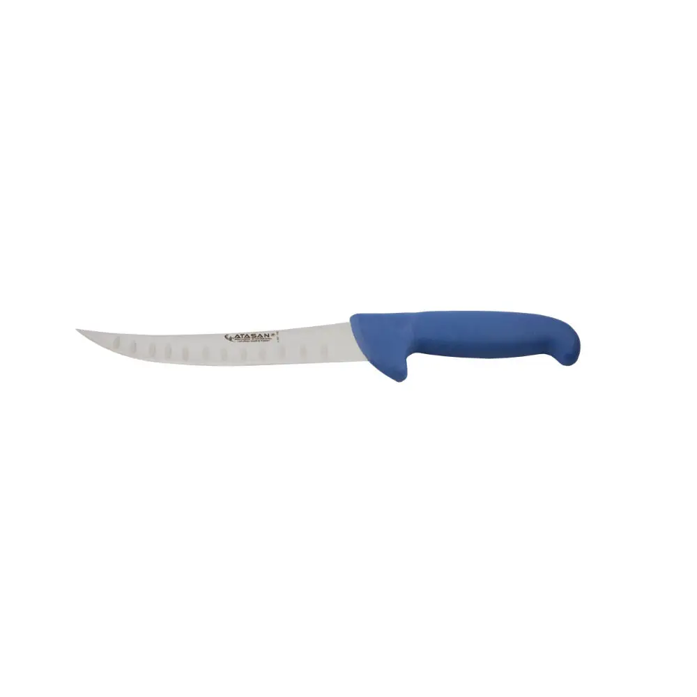 High Quality Slotted Saltbae Nusret Knife Kitchen Meat Steak Knife Steak Meat Cutter Stainless Steel 2024 New Design Steak Knife