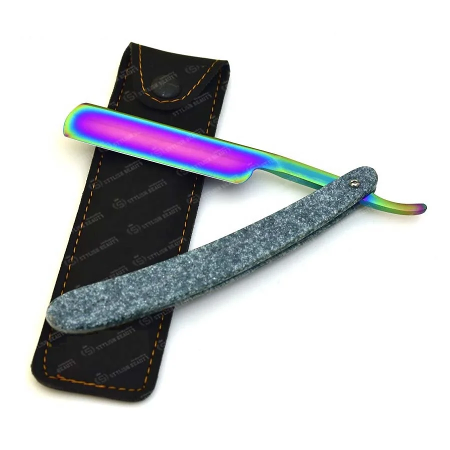 Professional Straight Edge Razor for Men Stainless Steel Barber Cut Throat Razor Folding Manual Shaving Knife Hair Removal Tools