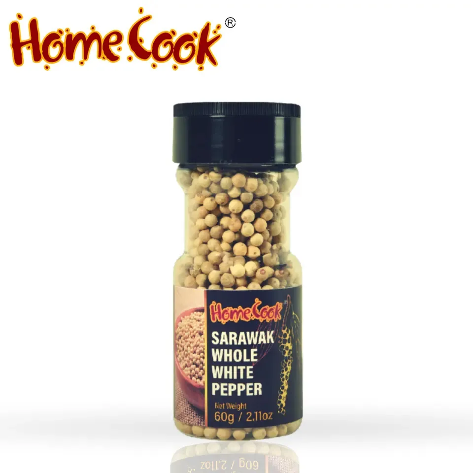 High Quality Whole White Pepper 60g Suitable for Chinese Western Food Seasoning Cheap Price Bulk Sale