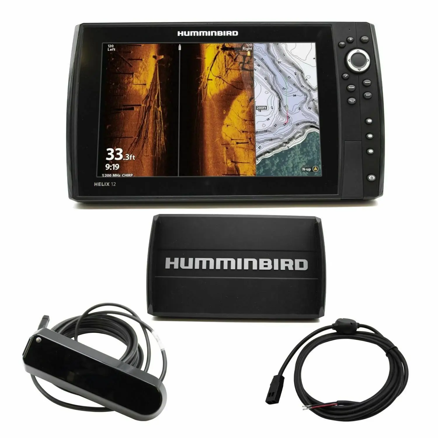 Новый оригинальный Humminbird 411970-1CHO 12 MSI + GPS G4N CHO