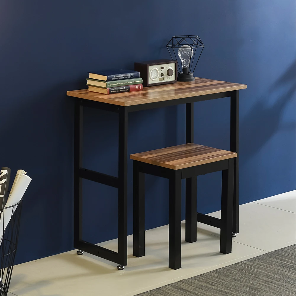 Современный дизайн качественный стандартный размер деревянная металлическая квадратная рамка черный стол для учебы ноутбука компьютерный многофункциональный