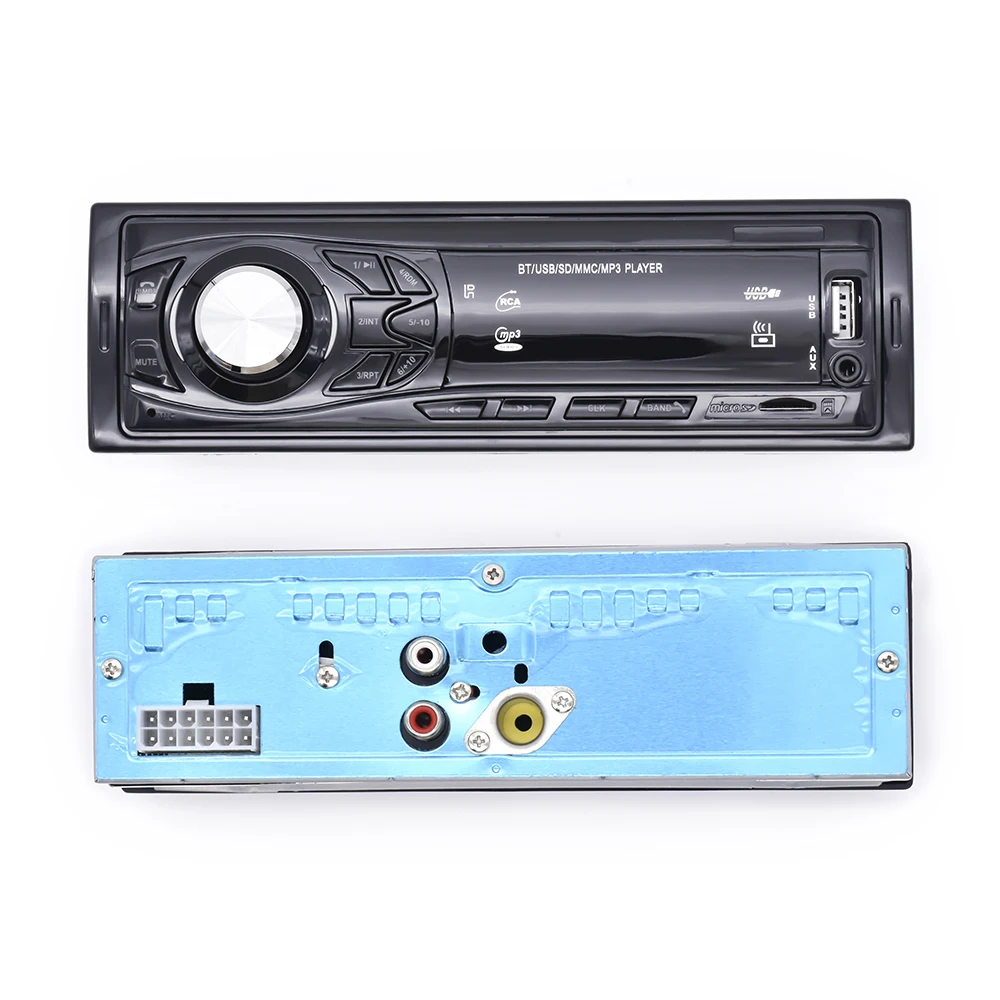 BT 1 Din USB MP3 Player Headunit Support Car Radio With Remote Control RCA Audio Subwoofer Car Stereo FM Radio