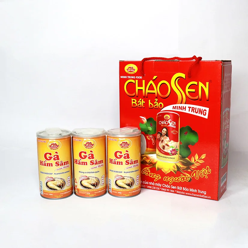 Canned Ginseng Chicken Instant Soup - No preservative (from Minh Trung Food)
