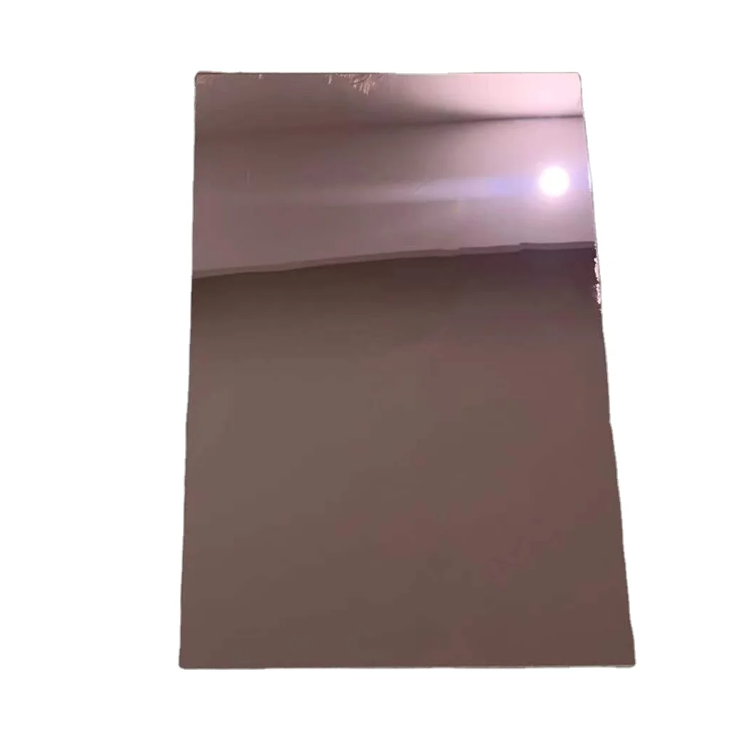 Custom Low Price 1-15mm Thick Colored Mirror Plastic PMMA Acrylic Sheets Panel Board metallic acrylic sheet