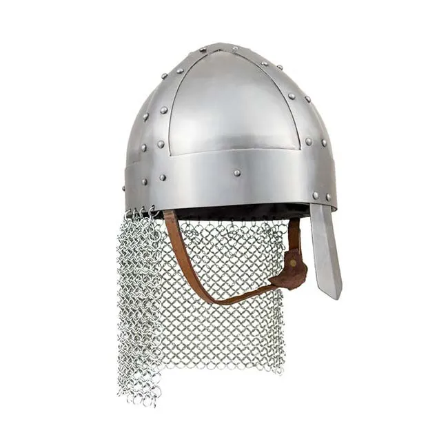Norman Helmet with Aventail Explore History with our Handcrafted Replica | Perfect for Reenactments and Collectors