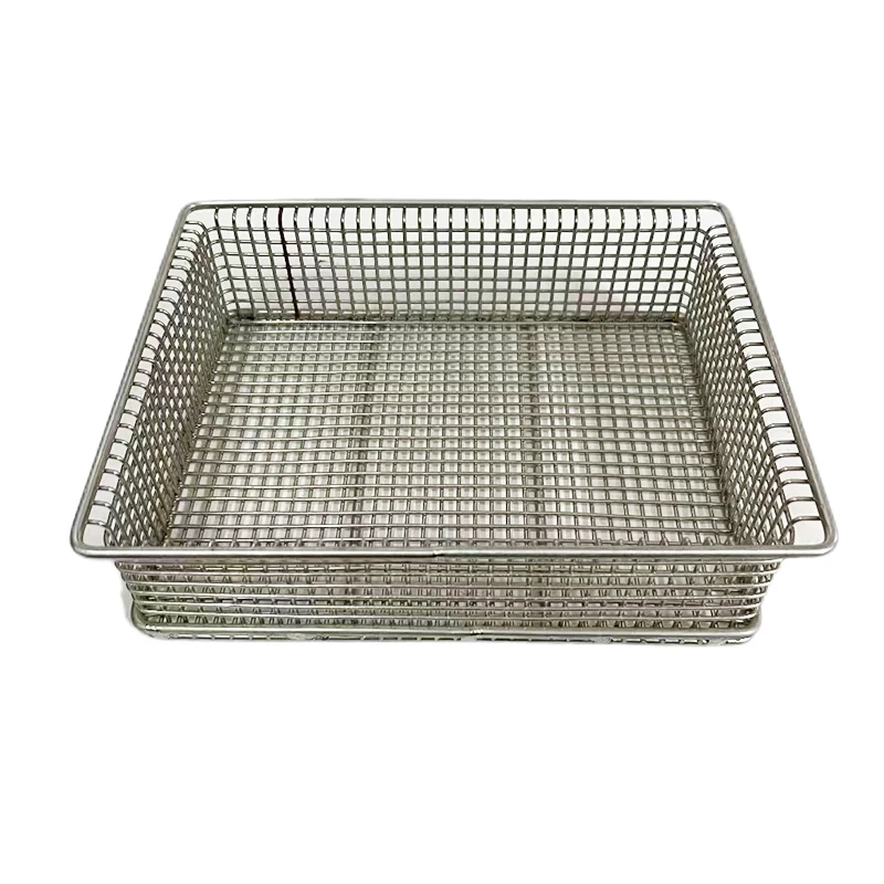 Factory Wholesale Custom Food Grade 304 Stainless Steel French Fries/Bread/Rinse Basket