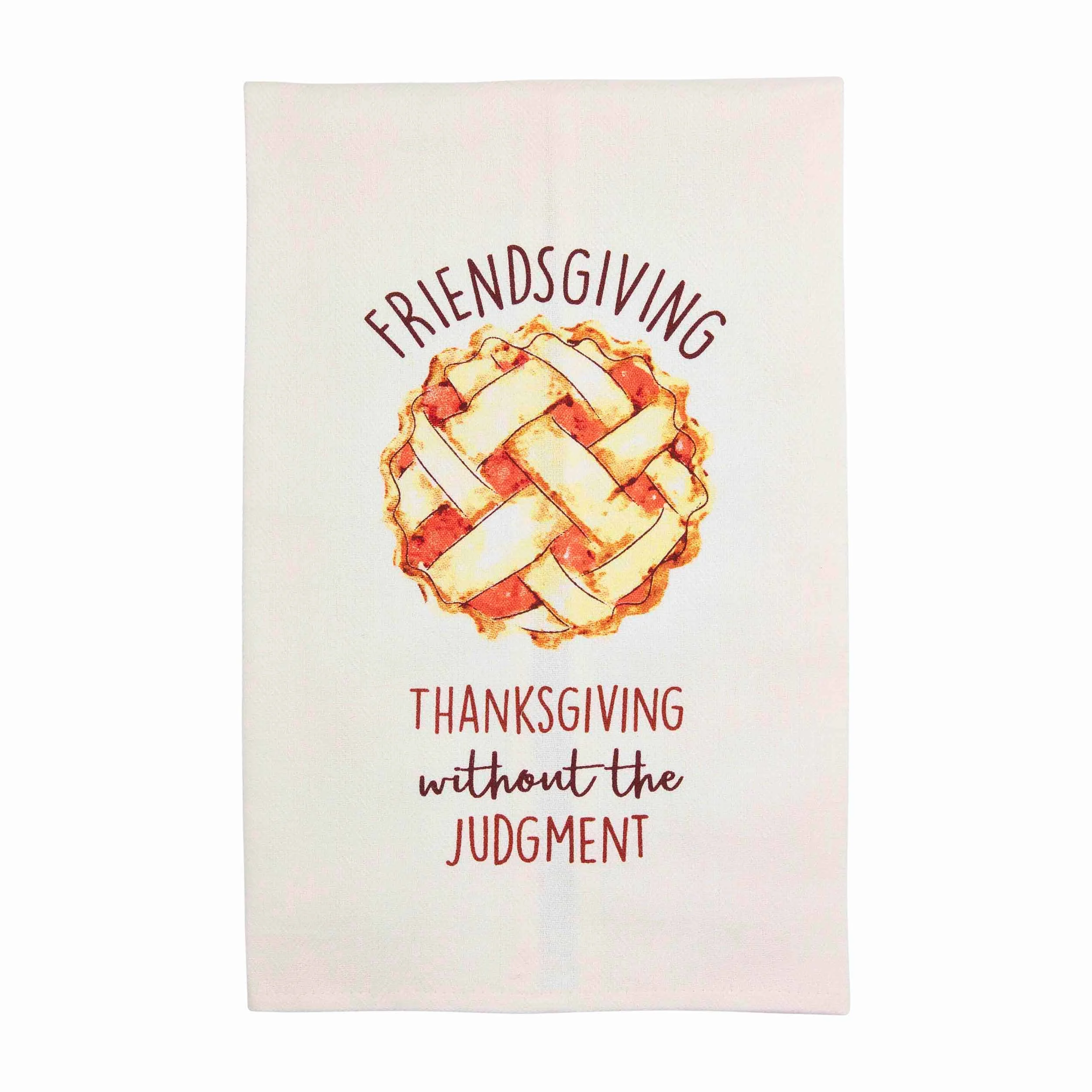 Wine Pie Welcome Friendsgiving Towel