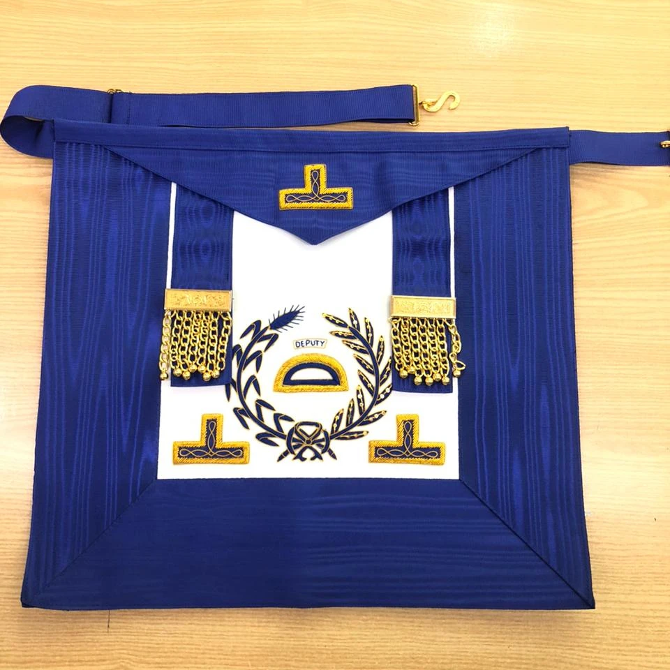 Masonic Regalia Privational Craft Deputy Apron High Quality Embroidered Custom Made 2023 Privational Craft without Dress Apron