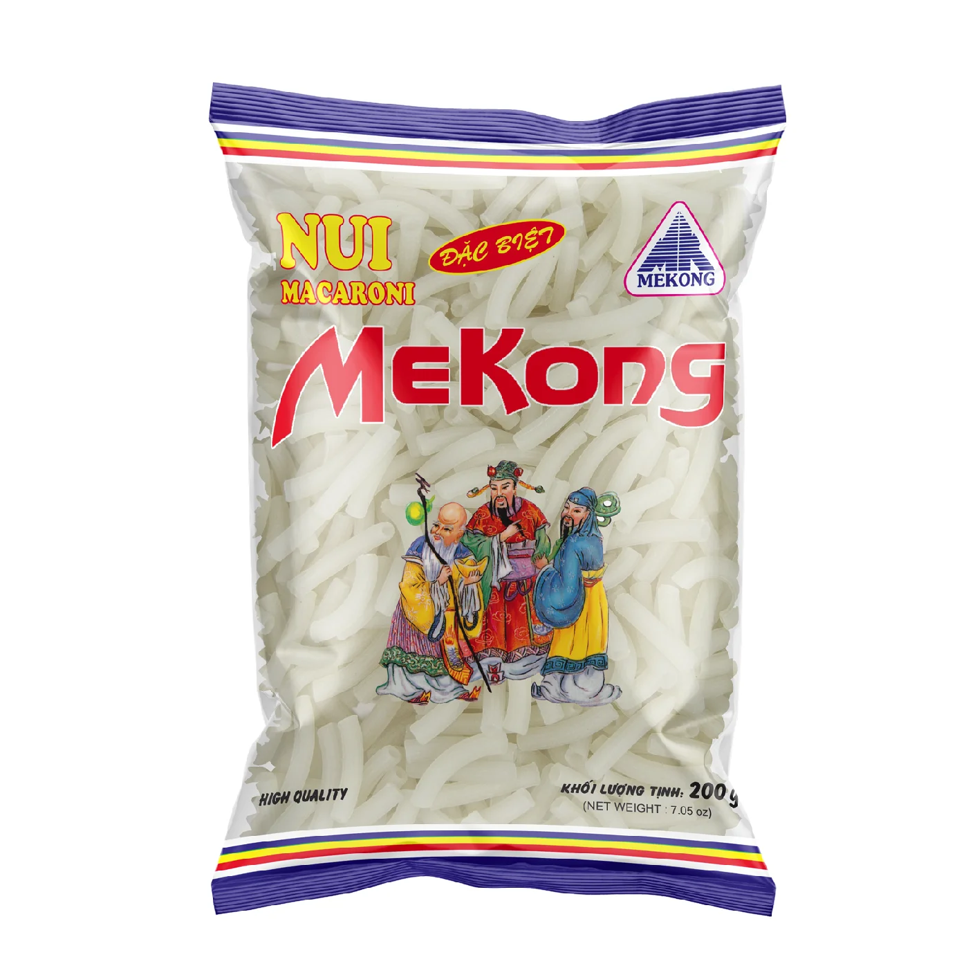 High Quality Low Salt Low Fat And Sugar Free Grain Products Long White Macaroni Rice Pasta Made In Vietnam