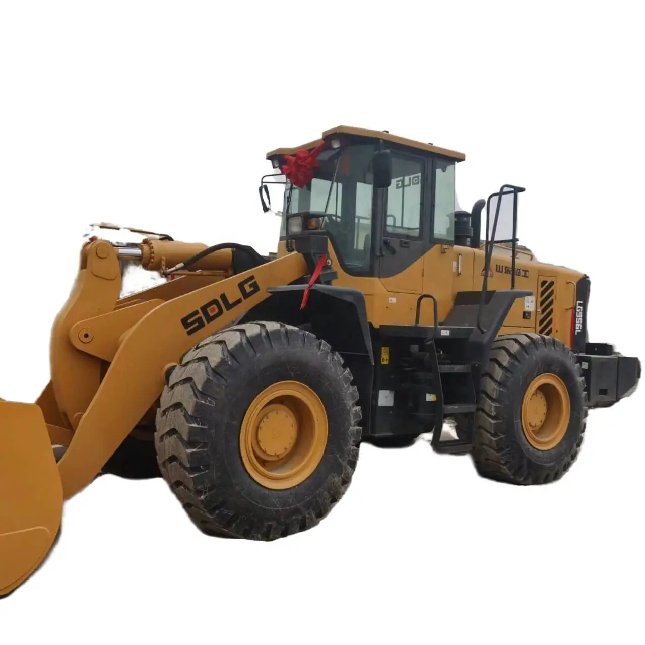 Прямой продажи Подержанный высокопроизводительный оригинальный бренд SDLG956L погрузчик с хорошим состоянием работающий напрямую