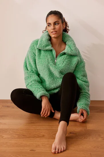 Breathable Winter Coat Polar Solid Color Stand Collar Zipper Loose Long Sleeve Oversize Custom Sherpa Fleece Jacket for Men