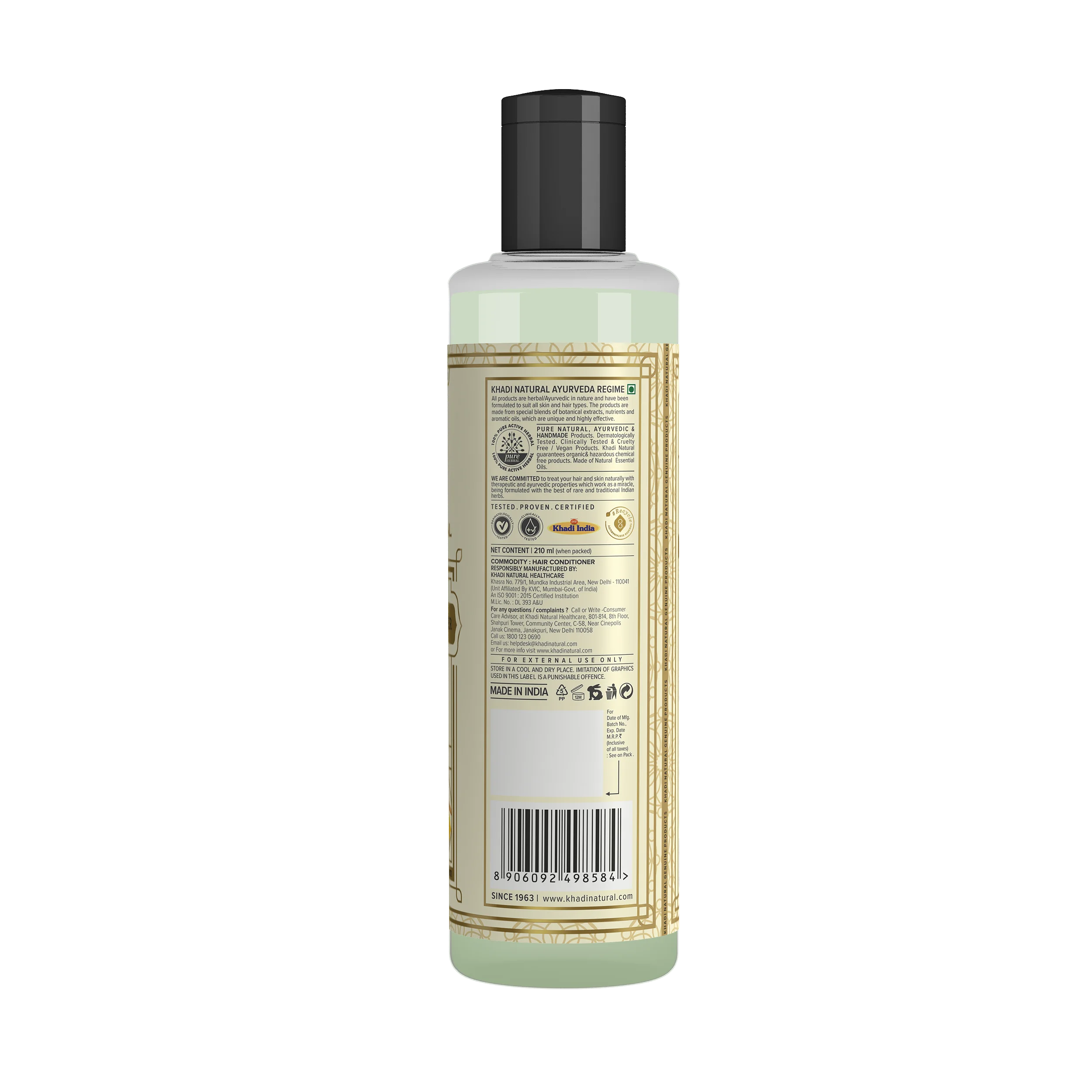 Khadi Natural Honey & Lemon Hair Conditioner