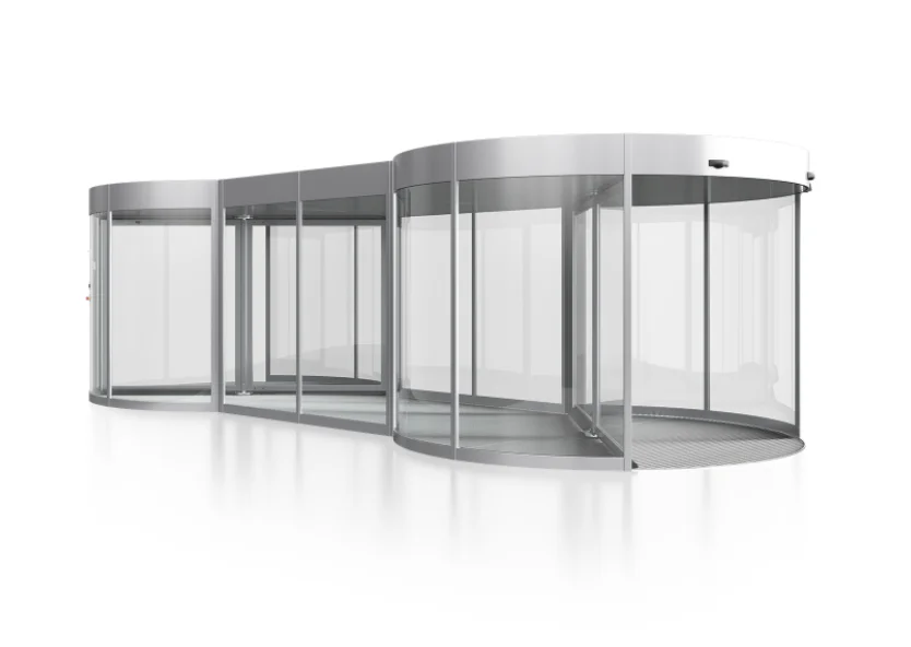 High Quality Aluminum Stainless Automatic Manual Revolving Door Modern Design Windproof Hotel Door in Different Sizes Best Price