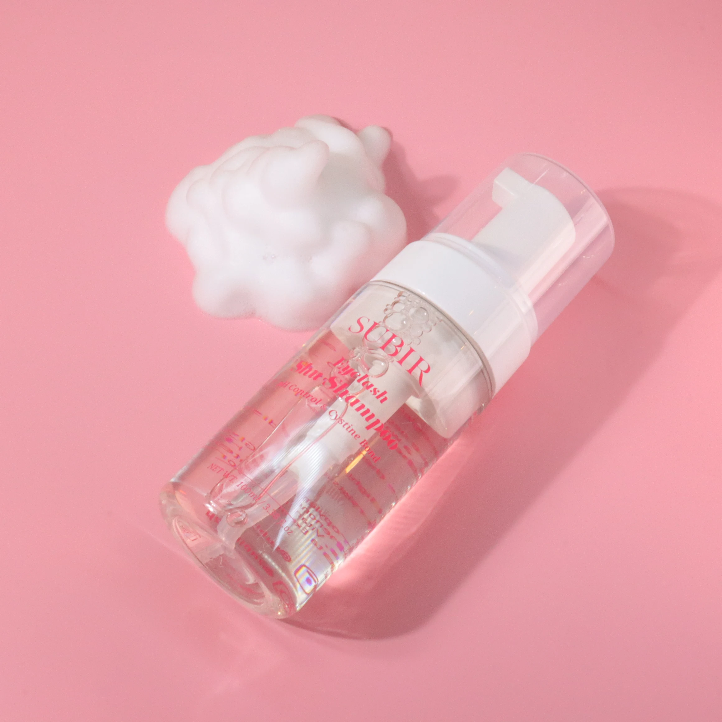 Vegun eyelash brow lifting extension pH control Cystine bond remover cleansing bubble shampoo GMP quality