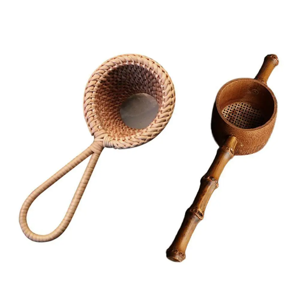 Бамбуковая кофейная заварка из натурального бамбука с коричневым оттенком идеально подходит для стильного приготовления эспрессо и